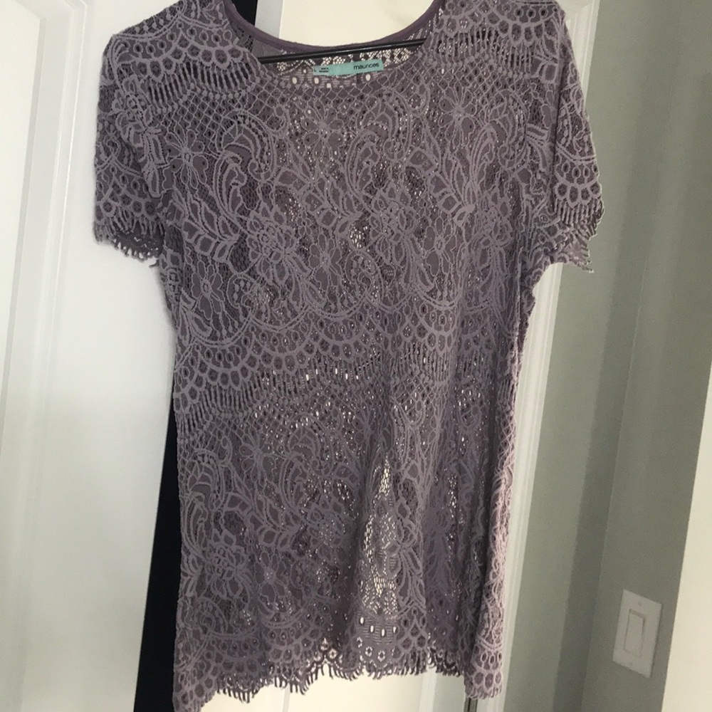 Lace - Open back top